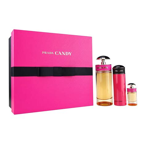 PRADA Candy Gift Set eau de parfum spray 80 ml and 7 ml + body lotion ...