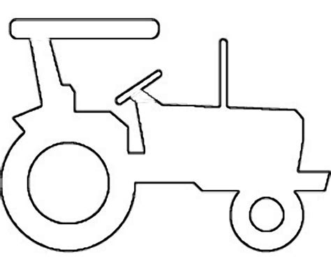 Outline Drawing Of Tractor at PaintingValley.com | Explore collection of Outline Drawing Of Tractor