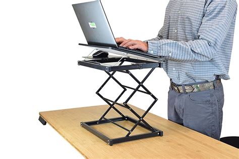 ADJUSTABLE HEIGHT: height adjustable laptop desk stand positions ...