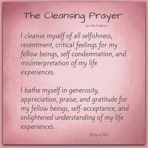 The Cleansing Prayer | Cleansing prayer, Smudging prayer, Prayers