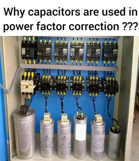 Why capacitors are used in power factor correction? - Mechanical ...