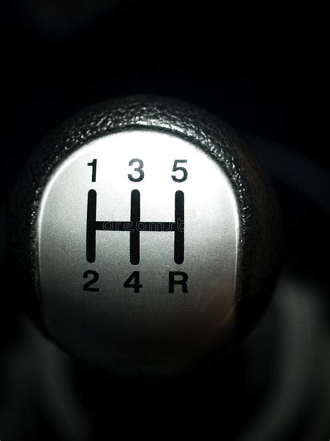 Manual car gear shift stock photo. Image of lever, number - 13575566