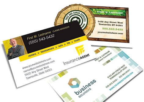 Business Card Templates - Template (471x340), Png Download