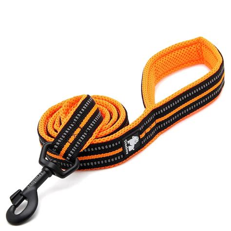 Multi colored Pet Dog Leash Training Belt Metal Hook Padded Reflective Nylon Dog Training Leash ...