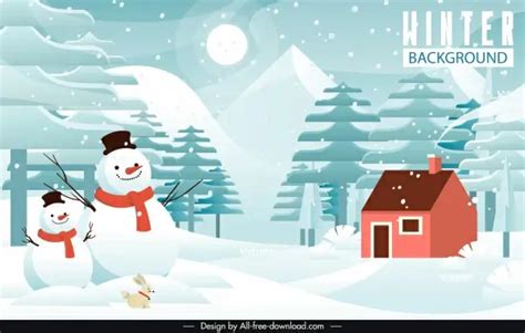 6 vector snowman Vectors graphic art designs in editable .ai .eps .svg ...