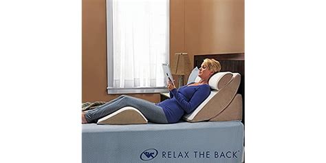 Relax the Back Adjustable Bed Wedge Pillow System