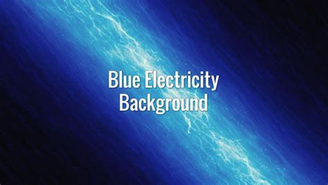 Blue Electricity Animated Background – ArtSqb Motion Graphics