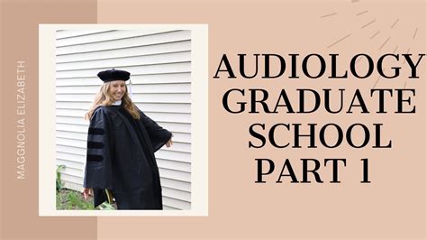 AUDIOLOGY GRADUATE SCHOOL {TIPS FOR APPLYING, PART 1} - YouTube