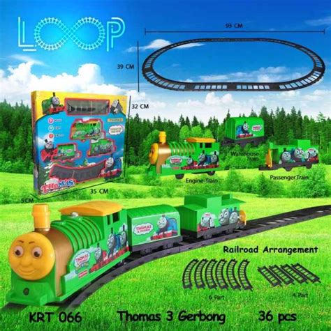 Jual KRT066 Thomas Train Kereta Api Mainan Anak LOOP di Seller Sumber ...