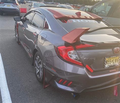 Honda Civic Sedan Tries Way Too Hard To Become A Type R-Lookalike ...