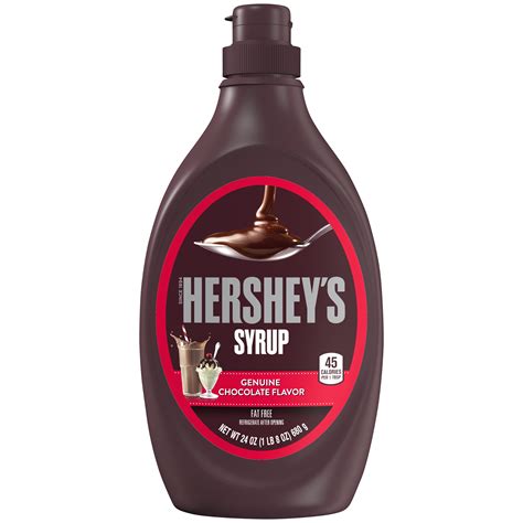 Hershey's Syrup, Genuine Chocolate Flavor, 24 oz (1 lb 8 oz) 680 g