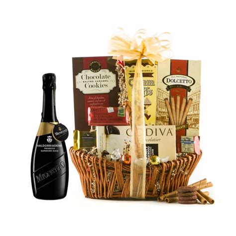 merchant Guess exotic prosecco and chocolate gift set skeleton ...