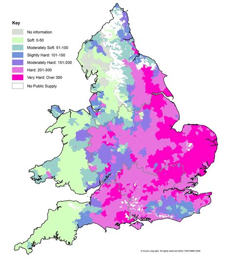 Water Hardness Map Uk – Verjaardag Vrouw 2020