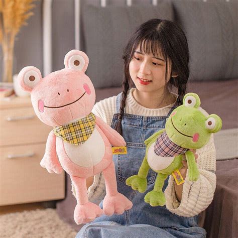 Kawaii Frog Plush Toys Height 9.8"17.7" - High Quality Custom Soft ...