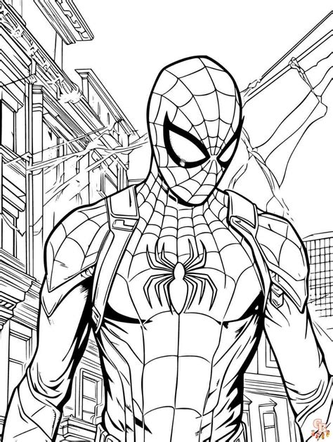 Spider Man Coloring Pages by gbcoloring on DeviantArt