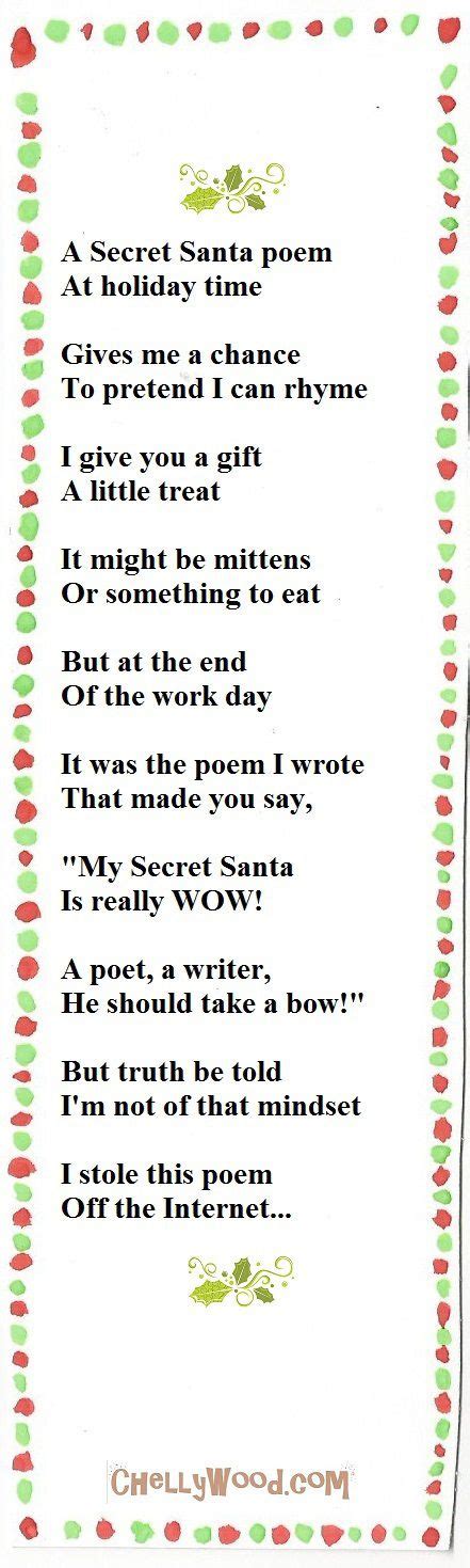 secret santa reveal | Secret Santa or Silly Santa | Secret Pal Ideas from Author ... | Christmas ...