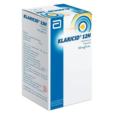 BIAXIN 12H PEDIATRIC ORAL SUSPENSION CLARITHROMYCIN 125MG/5ML 60ML - ANTIBIOTIC-ANTIBACTERIAL ...