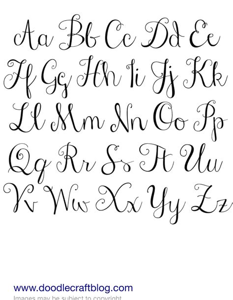 1000 Ideas About Pretty Fonts Alphabet On by Different Cursive Font ...