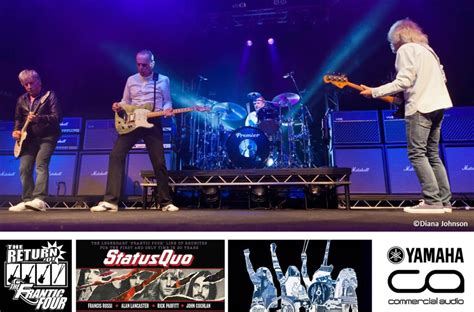 Yamaha Goes Frantic On Status Quo Reunion Tour | LIVE-PRODUCTION.TV