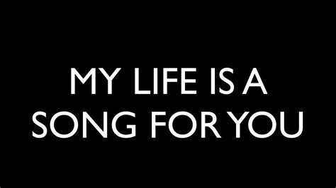 Tom Rosenthal - My Life Is A Song For You (Lyrics) - YouTube Music