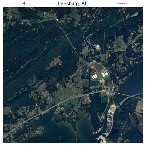 Aerial Photography Map of Leesburg, AL Alabama