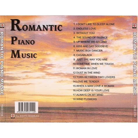 Romantic Piano Music - mp3 buy, full tracklist