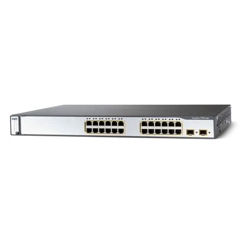 Cisco WS-C3750-24PS-S Catalyst 3750 24-Port POE Switch