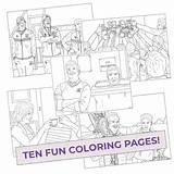 Coloring Pages Lasso sketch template
