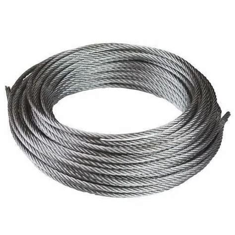 8X19,6X19 500 mm/reel Steel Wire Rope, Type: 6x19 at Rs 56/meter in Kolkata