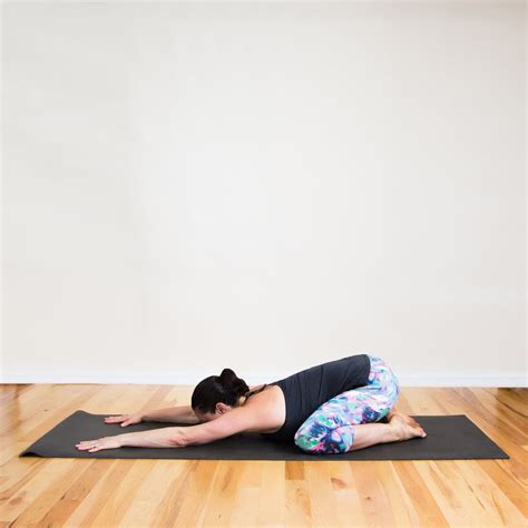 Wide Child's Pose | Yoga Sequence to Relieve Lower Back Pain | POPSUGAR ...