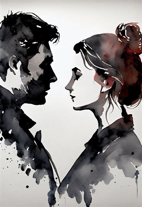 Watercolor Paintings Of Couples