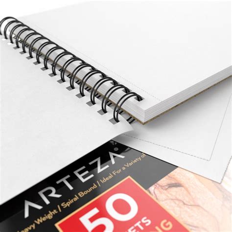 Drawing Pad, 8" x 10", 50 Sheets - Pack of 2 | ARTEZA