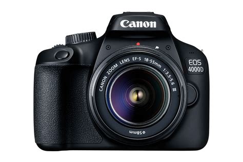 Buy Canon EOS 4000D EF-S 18-55mm III Lens - Black Online at desertcartMorocco