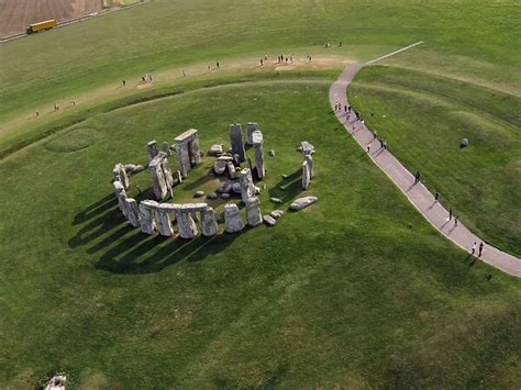 Aerial view of Stonehenge, prehistoric monument Our beautiful Wall Art ...