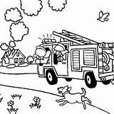 Fireman Try To Extinguish Fire On Burning Building Coloring Page  Kids sketch template