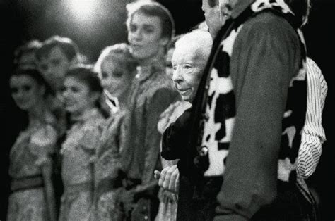 Agnes de Mille with members of American Ballet Theater. Photo by Paul B ...