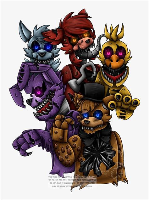 Vector Stock Drawing Time Twisted - Twisted Ones Fnaf Animatronics - Free Transparent PNG ...