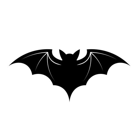 Simple illustration of bat silhouette for halloween day greeting cards 22205911 Vector Art at ...