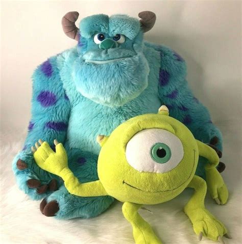 Disney Store Exclusive Monsters Inc Huge Sully & Mike XL Soft Plush Toys Bundle #Disney | Disney ...