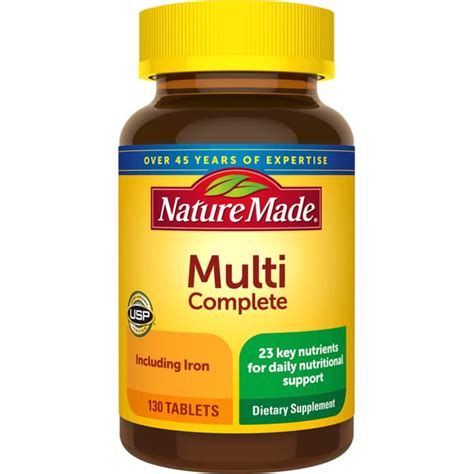 Nature Made Multi Complete 130 Tabs | eBay