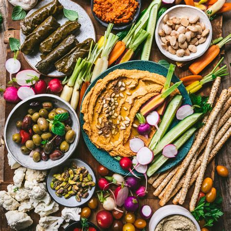 Vegan Mezze Platter | Crowded Kitchen