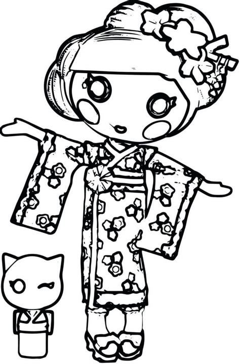 Yuki Kimono Lalaloopsy coloring page - Download, Print or Color Online ...