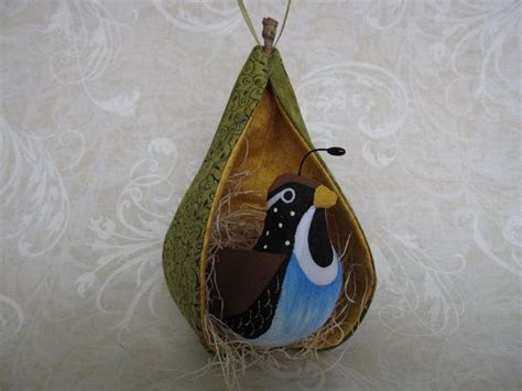 Partridge in a Pear Tree Ornament | Felt ornaments, Felt christmas, Ornaments