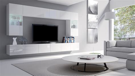 White furniture in the living room Blog mebline-furniture