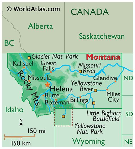 Montana Maps & Facts - World Atlas