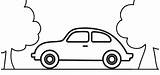 Car Coloring Page sketch template