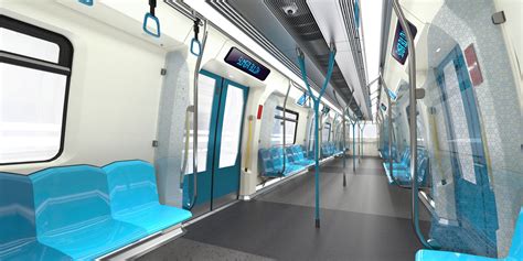 Kuala Lampur Siemens Metro Train Interior by BMW DesignworksUSA | Bmw design, Bmw, Wellness design