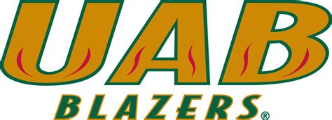 UAB Blazers Logo - Wordmark Logo - NCAA Division I (u-z) (NCAA u-z ...