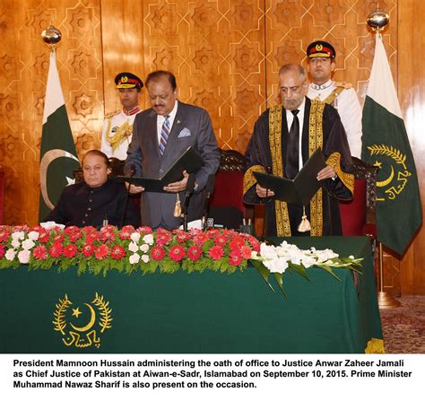 Justice Anwar Zaheer Jamali sworn in as new chief justice of Pakistan