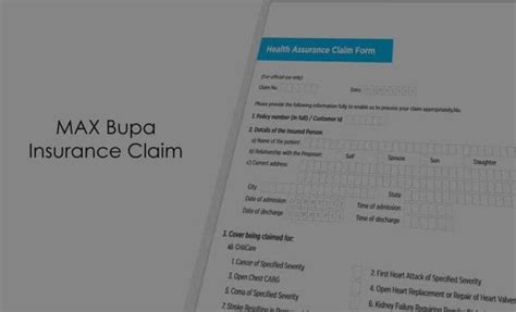 Bupa Health Insurance Claim Form - ClaimForms.net